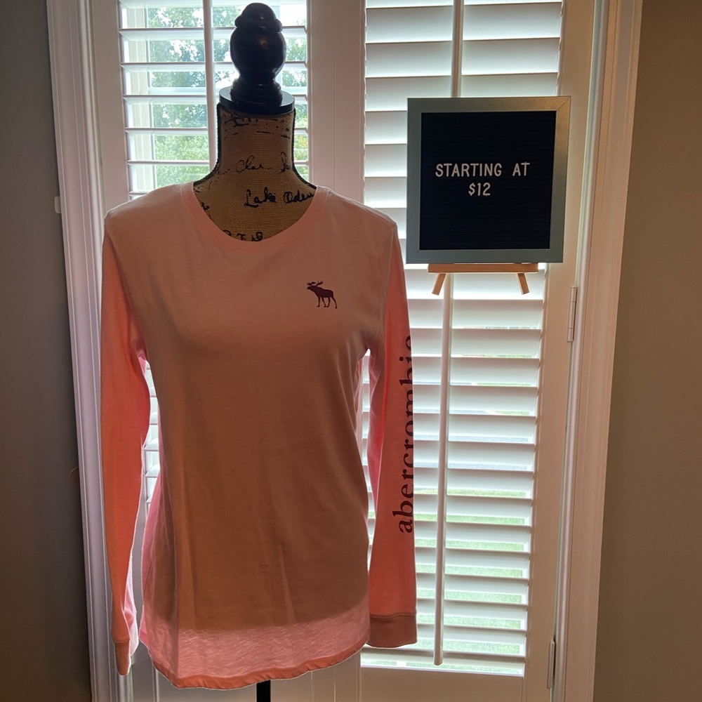 long sleeve abercrombie tee
